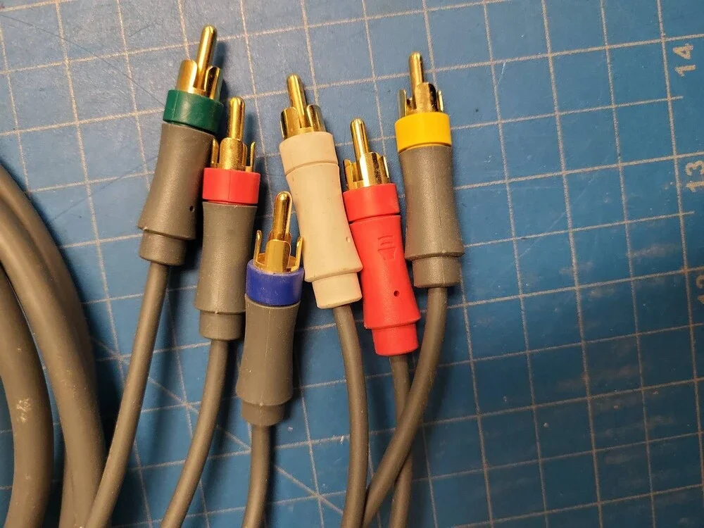 Microsoft Xbox 360 Component AV Cable HD TV HDTV Cord OEM Original 360